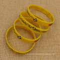 Vente en gros Bulk Cheap Custom Printing Silicone Bracelet